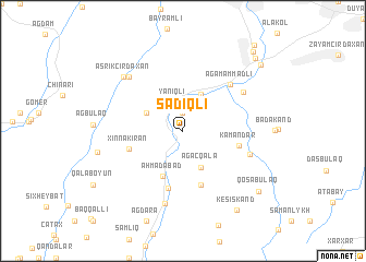 map of Sadıqlı