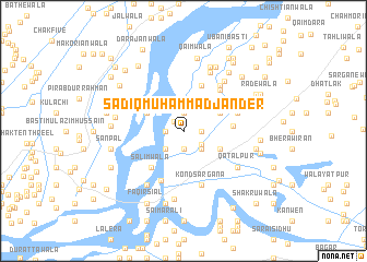 map of Sādiq Muhammad Jander