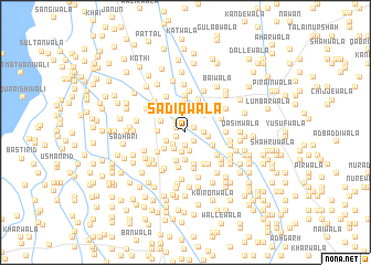 map of Sādiqwāla
