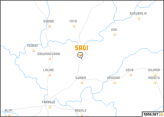 map of Sadi