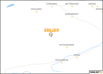 map of Sadjem