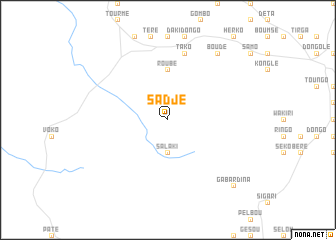 map of Sadjé