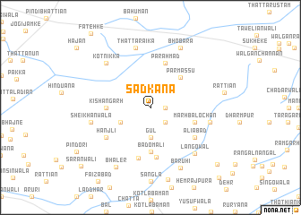 map of Sadkāna