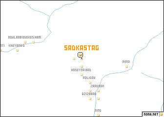 map of Sa‘d Kastag