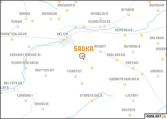 map of Sadka