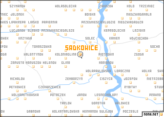 map of Sadkowice