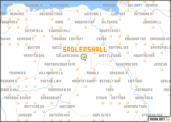 map of Sadlers Hall