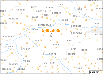 map of Sadljike