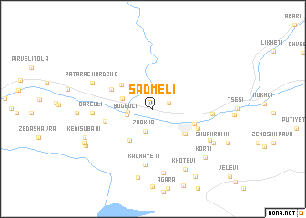 map of Sadmeli