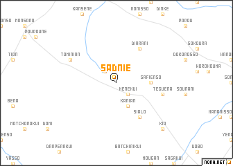 map of Sadnié