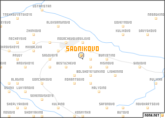 map of Sadnikovo