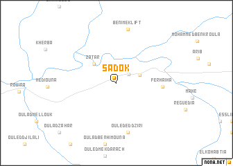 map of Sâdok