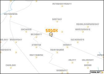 map of Sadok