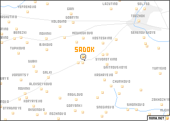map of Sadok