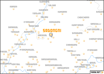 map of Sadong-ni