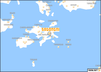 map of Sadong-ni