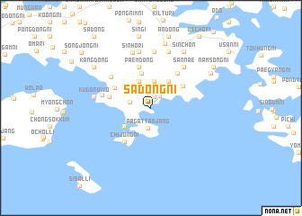 map of Sadŏng-ni