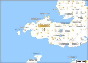 map of Sa-dong