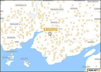 map of Sa-dong