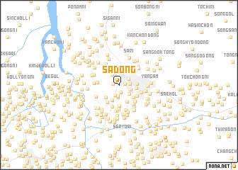 map of Sa-dong