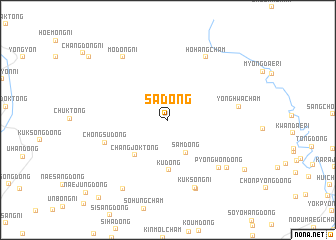 map of Sa-dong