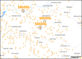 map of Sa-dong