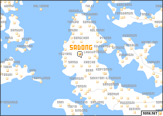 map of Sa-dong