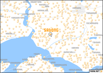 map of Sa-dong