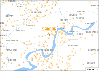 map of Sa-dong