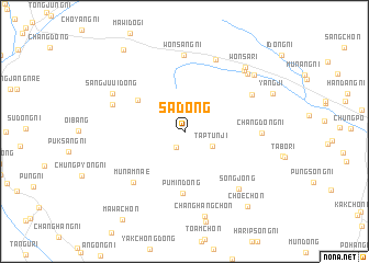 map of Sa-dong