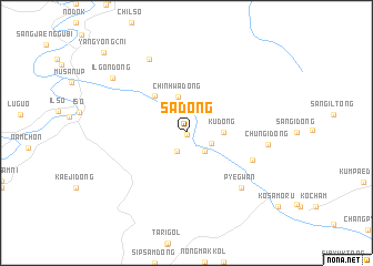 map of Sa-dong