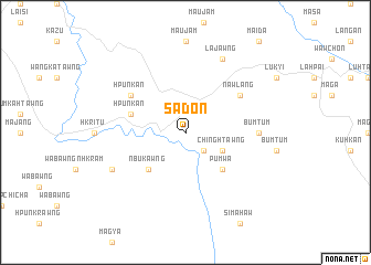 map of Sadon