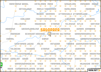 map of Sādopāra