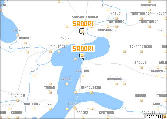 map of Sadori