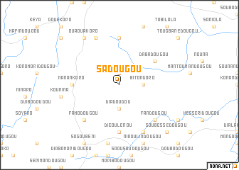 map of Sadougou