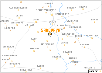 map of Sadovaya