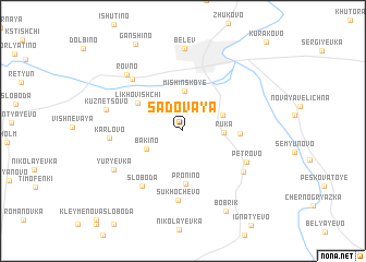 map of Sadovaya