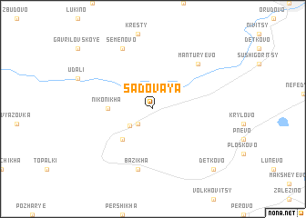 map of Sadovaya