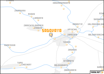 map of Sadovaya