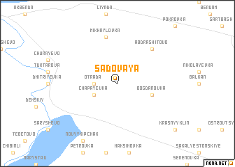 map of Sadovaya