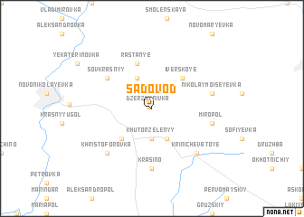 map of Sadovod