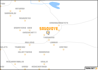 map of Sadovoye