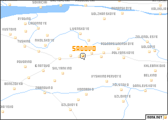 map of Sadovo