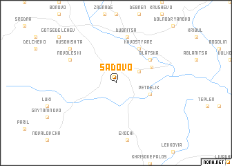 map of Sadovo