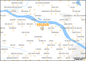 map of Sadowa