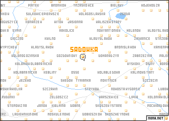 map of Sadówka