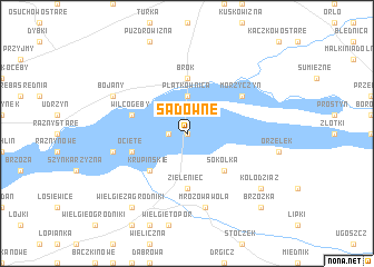 map of Sadowne