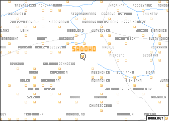 map of Sadowo