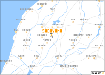 map of Sadoyama