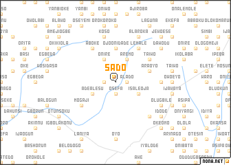 map of Sado